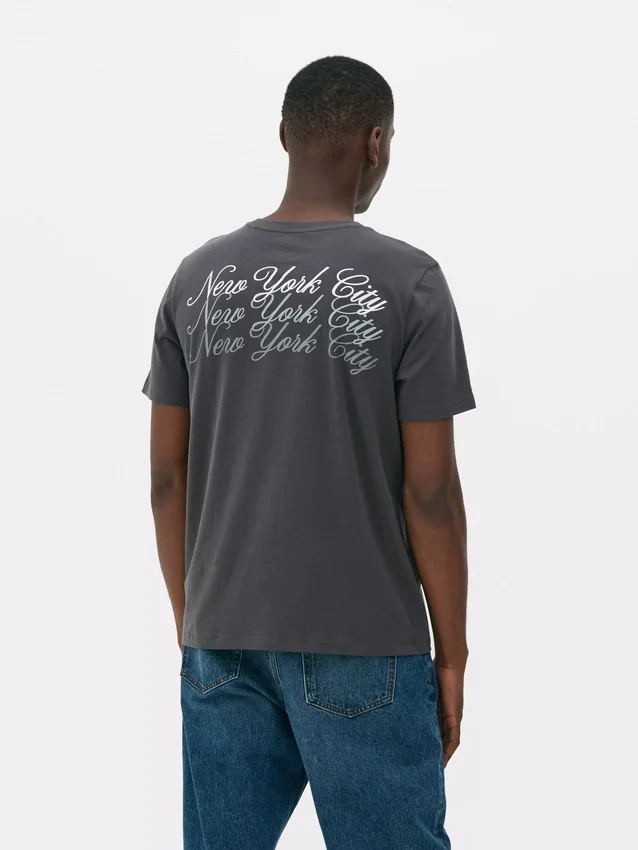 T-Shirt mit New-York-City-Aufdruck