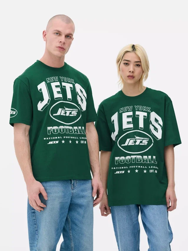 T-Shirt mit New York Jets-Logo
