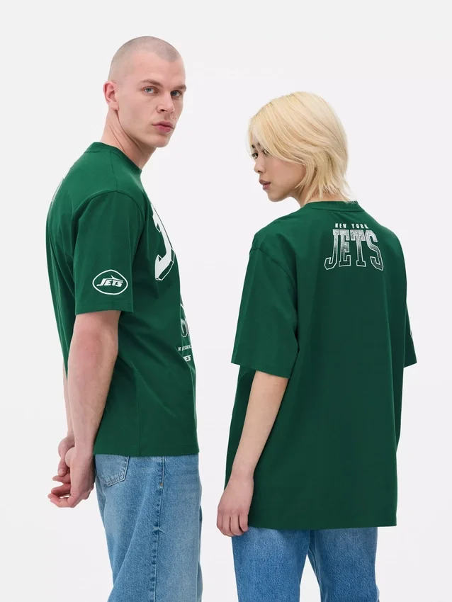 T-Shirt mit New York Jets-Logo