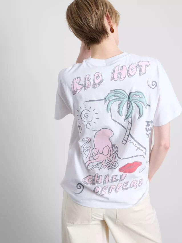 T-Shirt mit Red Hot Chili Peppers-Motiv