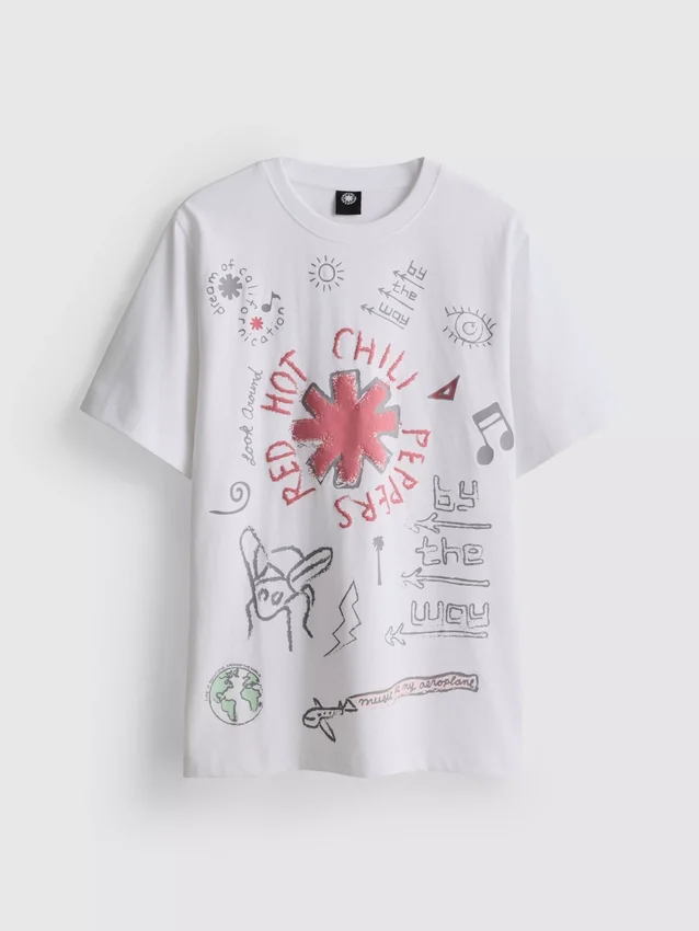 T-Shirt mit Red Hot Chili Peppers-Motiv