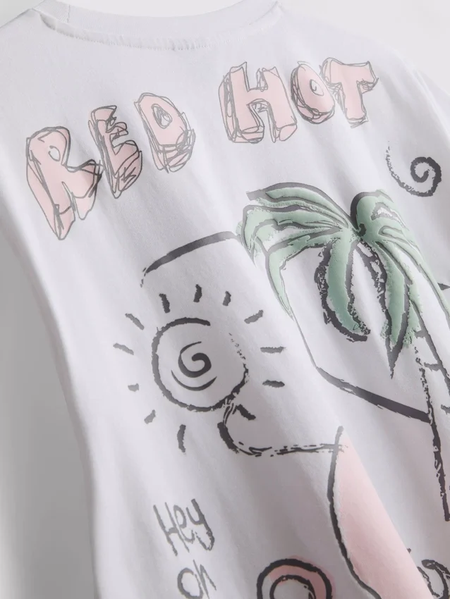 T-Shirt mit Red Hot Chili Peppers-Motiv