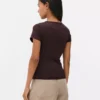 T-Shirt mit Rundhalsausschnitt, das wie eine zweite Haut sitzt