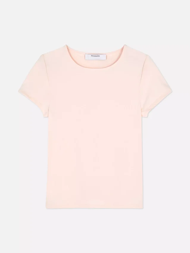 T-Shirt mit Rundhalsausschnitt, das wie eine zweite Haut sitzt