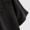 T-Shirt mit Spitzeneinsatz