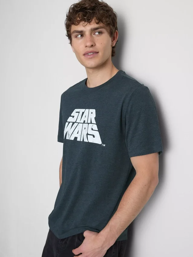 T-Shirt mit Star-Wars-Logo