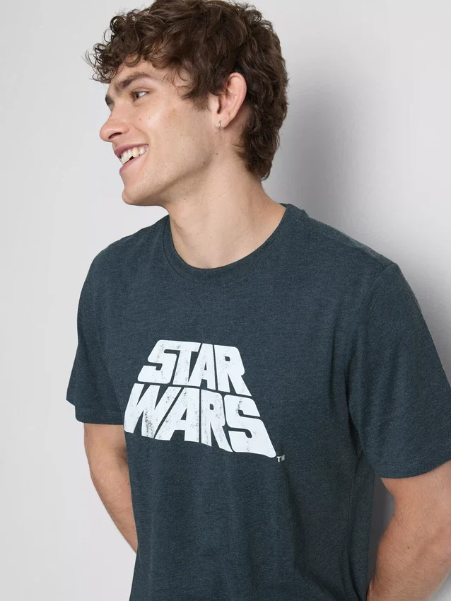 T-Shirt mit Star-Wars-Logo