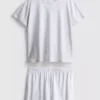 T-Shirt- und Shorts-Schlafanzug