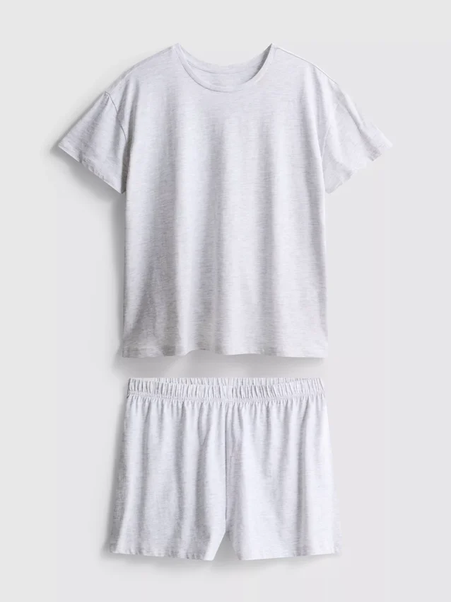 T-Shirt- und Shorts-Schlafanzug