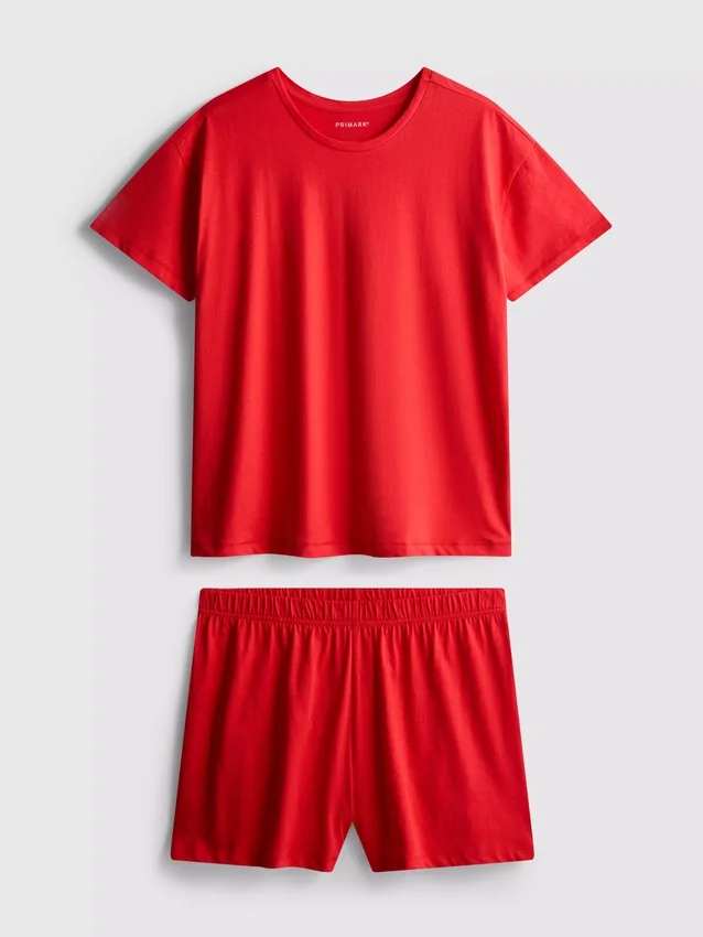 T-Shirt- und Shorts-Schlafanzug