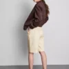 Taillierte Bermudashorts aus Baumwollmischung