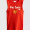 Tanktop mit Grafikprint aus baumwollreichem Rippstrick