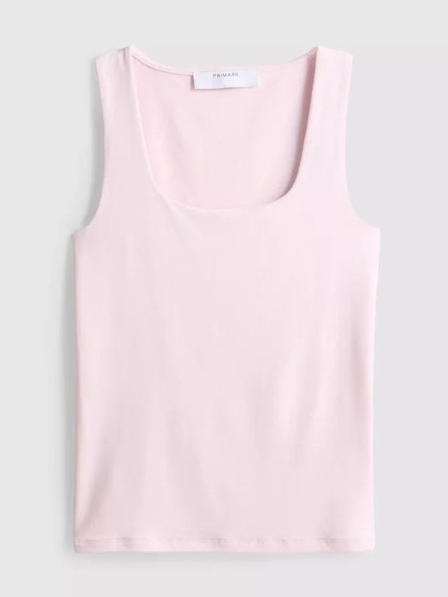 Tanktop mit quadratischem Ausschnitt