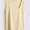 Tanktop mit quadratischem Ausschnitt