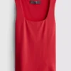 Tanktop mit quadratischem Ausschnitt