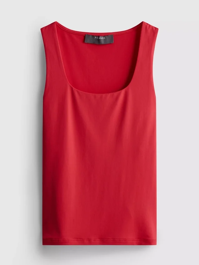 Tanktop mit quadratischem Ausschnitt
