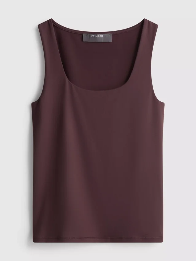 Tanktop mit quadratischem Ausschnitt