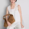 Tanktop mit Stickereieinsatz