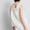 Tanktop mit Stickereieinsatz