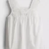 Tanktop mit Stickereieinsatz
