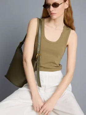 Tanktop mit U-Ausschnitt und Racerback