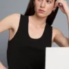 Tanktop mit U-Ausschnitt und Racerback