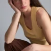 Tanktop mit U-Ausschnitt und Racerback