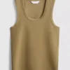 Tanktop mit U-Ausschnitt und Racerback