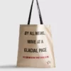 «The Devil Wears Prada»-Canvas-Slogan-Tasche