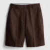 The Edit Bermuda shorts aus Leinen mit Falten
