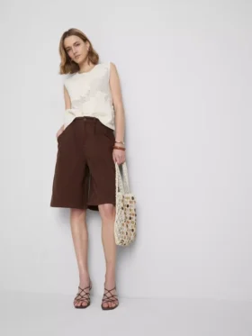 The Edit-Bermudashorts aus Baumwolle