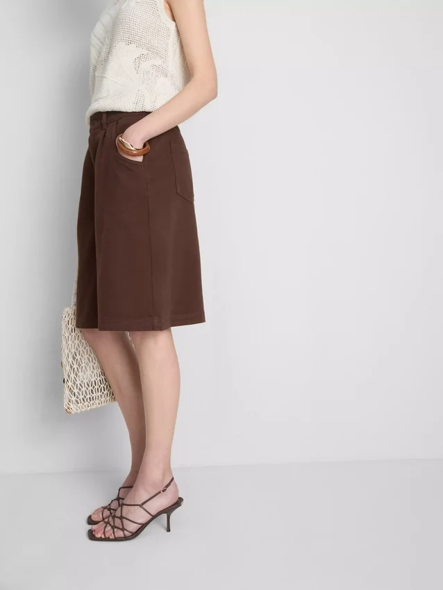The Edit-Bermudashorts aus Baumwolle