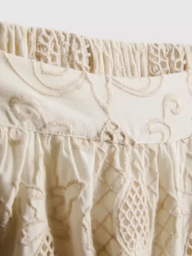 The Edit-Bermudashorts aus Baumwolle mit Stickerei