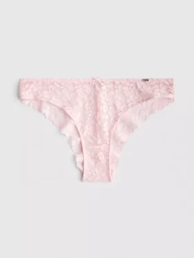 The Edit – Brasilianer-Slip mit Blumen-Spitze