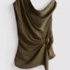 The Edit Draped Hardware»-Top