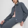 The Edit Jacke mit Piqué-Kragen