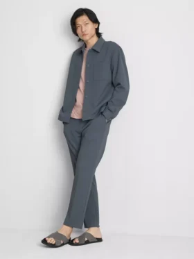 The Edit Jacke mit Piqué-Kragen