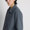 The Edit Jacke mit Piqué-Kragen
