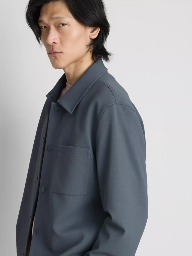 The Edit Jacke mit Piqué-Kragen
