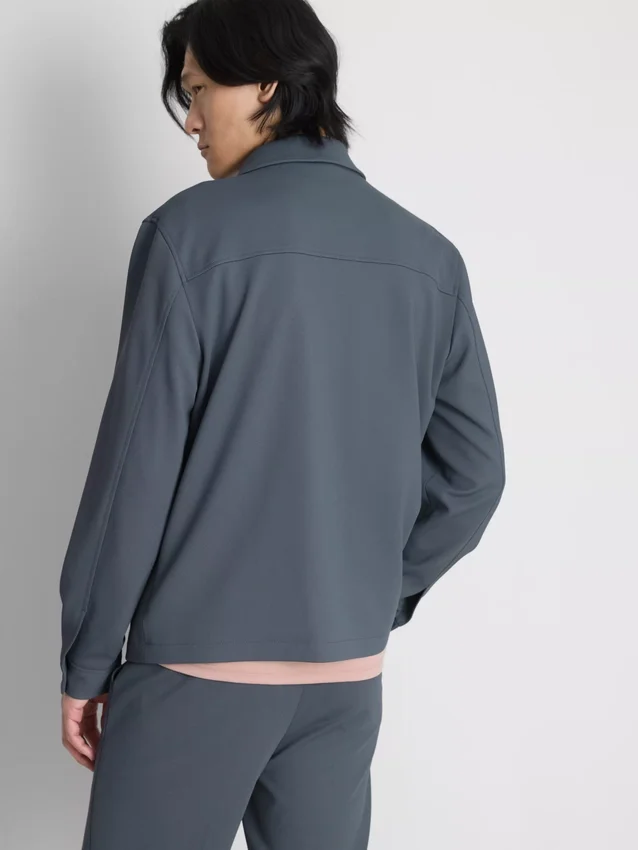 The Edit Jacke mit Piqué-Kragen
