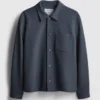 The Edit Jacke mit Piqué-Kragen