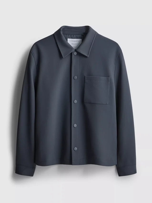 The Edit Jacke mit Piqué-Kragen