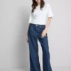 The Edit Jeans aus Baumwoll-Denim mit geradem Bein