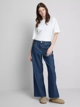 The Edit Jeans aus Baumwoll-Denim mit geradem Bein