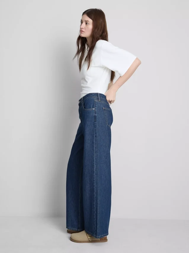 The Edit Jeans aus Baumwoll-Denim mit geradem Bein