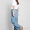 The Edit Jeans aus Baumwoll-Denim mit geradem Bein