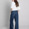 The Edit Jeans aus Baumwoll-Denim mit geradem Bein