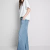 The Edit Jeans aus Baumwoll-Denim mit geradem Bein