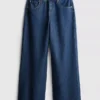 The Edit Jeans aus Baumwoll-Denim mit geradem Bein