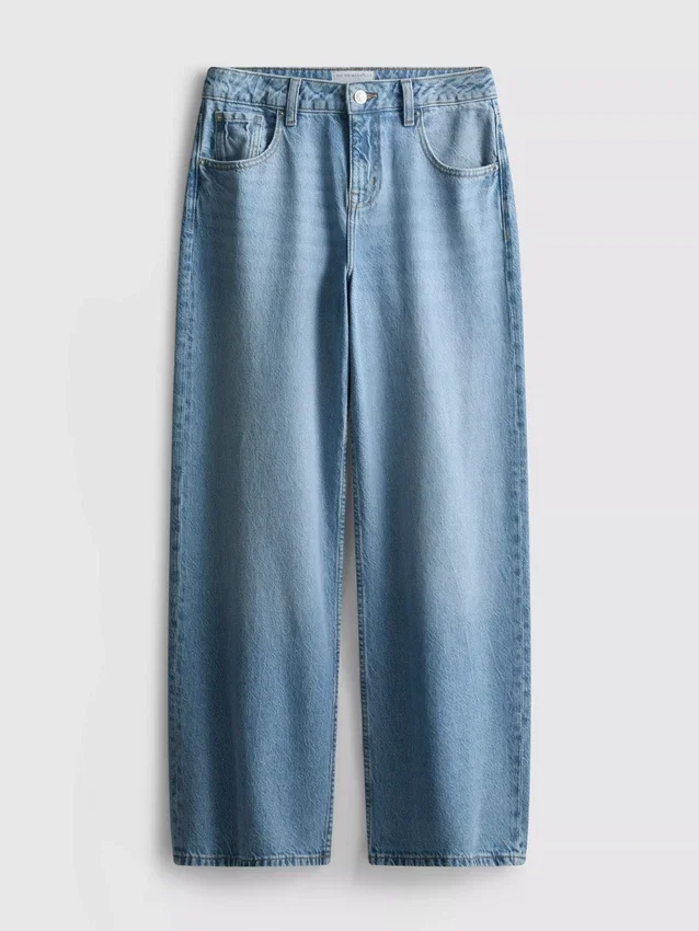 The Edit Jeans aus Baumwoll-Denim mit geradem Bein